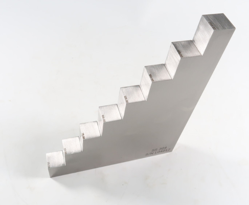 8-Step Wedge Test  Block  25-200mm Calibration Stainless Steel