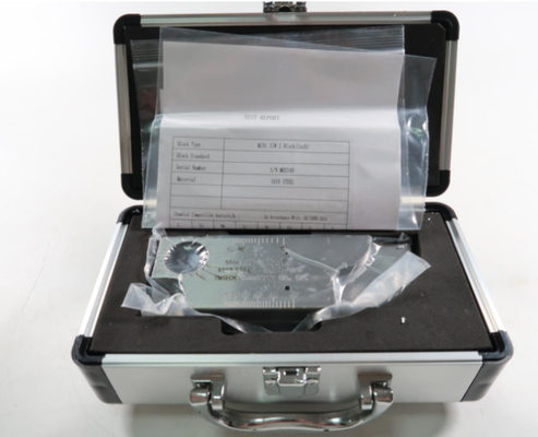 NDT Mini IIW  Inch Calibration Block 1018steel