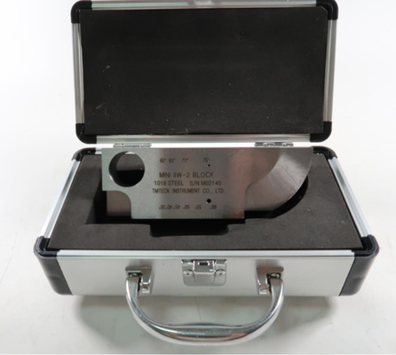 NDT Mini IIW  Inch Calibration Block 1018steel