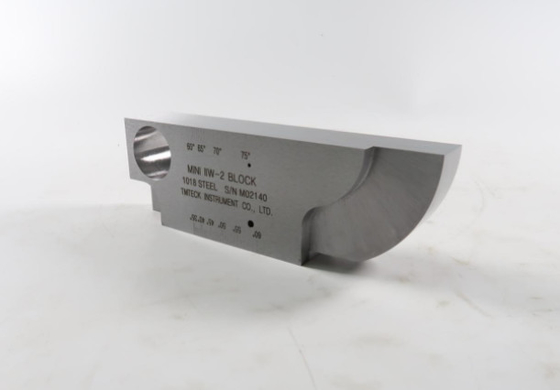 NDT Mini IIW  Inch Calibration Block 1018steel