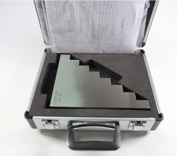 8-Step Wedge Test  Block  25-200mm Calibration Stainless Steel