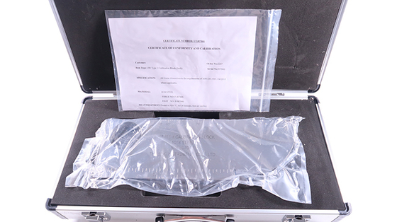 NDT IIW-Type 1 AWSD1.1/D1.1M-2015 Kalibrasi Blok 1018 Blok Uji Baja Untuk Detektor Kecacatan Ultrasonik