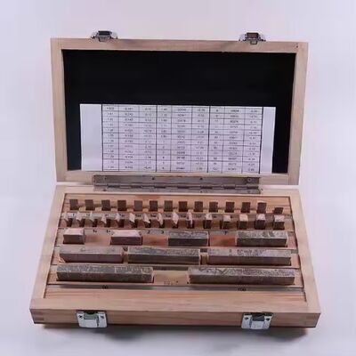 Sertifikasi Gage Block Set 38 Pcs Grade 0 Slip Jo Blok 1-100mm dibuat oleh Tmteck