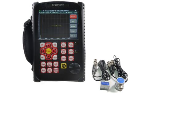 Detektor cacat ultrasonik fitur Koreksi Permukaan Melengkung lokasi cacat presisi tampilan otomatis