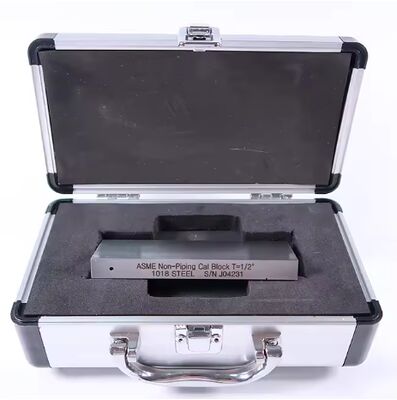 Blok Kalibrasi ASME Non-Pipa T=1/2 Inci Blok Kalibrasi Baja ASME TIPE 1018 Untuk Gelombang Geser UT (Ketebalan 1/2 Inci)
