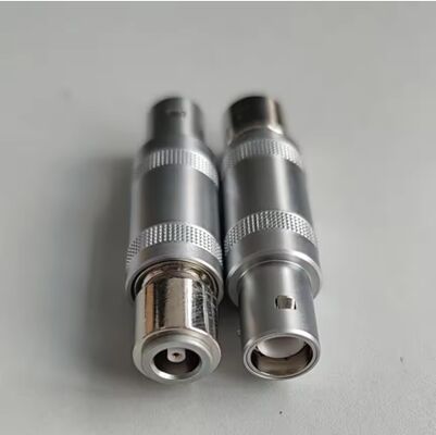 Adaptor Lemo 00 Female ke Lemo 1 Male yang Kompatibel dengan Gaya untuk Detektor Cacat Ultrasonik Panametrics, Krautkramer