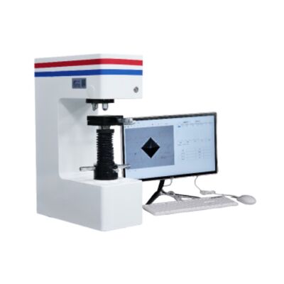 Turret Vickers Tester Keras Otomatis dengan Pemuatan Loop Tertutup Listrik dan Kamera CCD HD 5 Megapixel