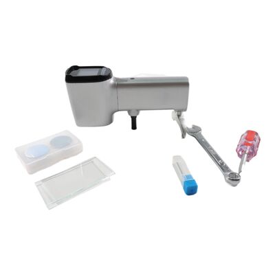 Digital Barcol Hardness Tester dengan rentang pengujian 0 ~ 100HBa, rentang efektif 35-92HBa dan resolusi 0,1HBa untuk paduan aluminium dan plastik